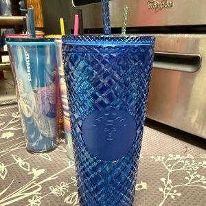 Starbucks Blue Gem Tumbler with Straw